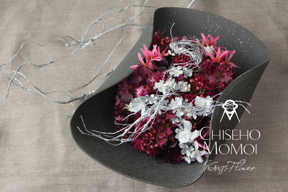 ニューヨーク発表作品 漢字の 美 を造花で表現した 文字フラワー R ギャラリーマックス ニューヨーク にて 文字フラワーアーティスト 桃井智世帆